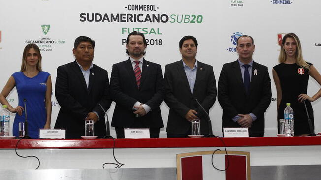 Se definieron los grupos del Sudamericano Sub-20 de Futsal - Perú 2018.