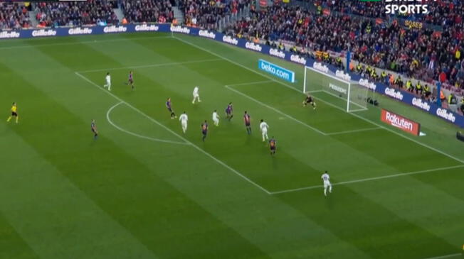 Barcelona vs Real Madrid EN VIVO DIRECTO: VIDEO Luka Modric dispara en clásico de España en La Liga Santander por DirecTV