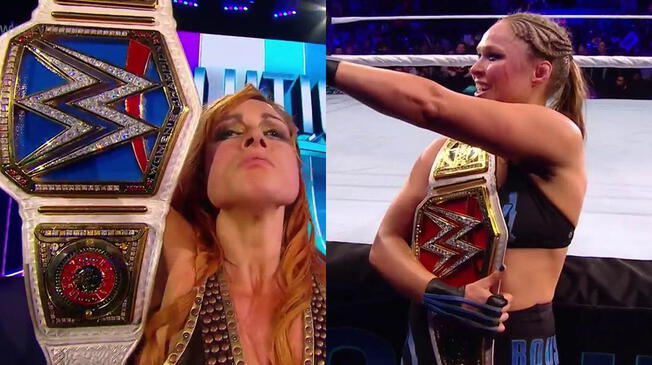 WWE Evolution 2018: Ronda Rousey y Becky Lynch retuvieron sus respectivos títulos