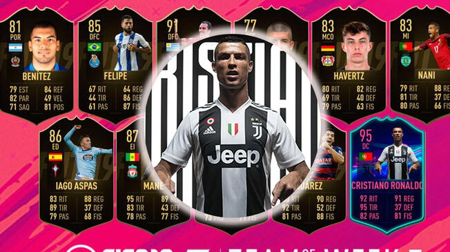 FIFA 19: Con Cristiano Ronaldo, predicción del Equipo de la Semana 7: TOTW 7 [FOTO]