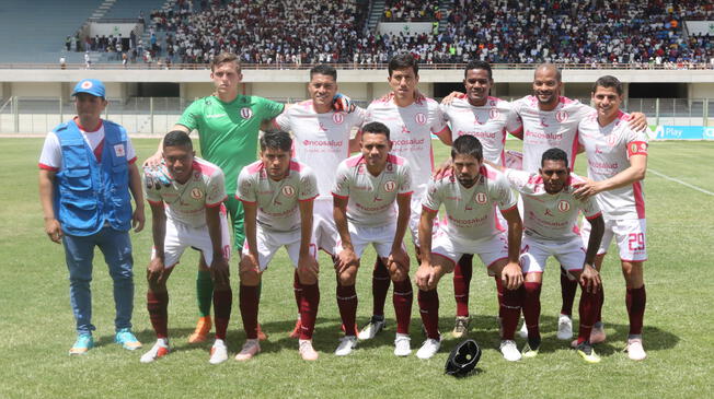 El once de Universitario para enfrentar a Deportivo Binacional, en un partido válido por el Torneo Clausura 2018.