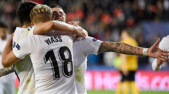 Valencia venció 3-1 a Young Boys el encuentro en la UEFA Champions League 2018