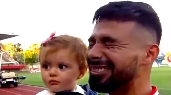 YouTube: Ricardo Blanco, jugador de Curicó Unido, agradece al fútbol por su esposa e hija