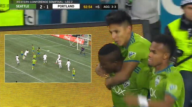 Seattle Sounders vs Portland Timbers EN VIVO: ver el VIDEO GOLAZO de Raúl Ruidíaz para el 2-1 por la MLS