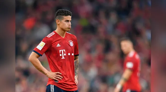 James Rodríguez: Lesión a la rodilla lo saca de Bayern Múnich hasta final de temporada