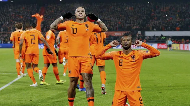 Con golazo de Memphis Depay, Holanda derrotó 2-0 a Francia por la Liga de las Naciones de la UEFA [RESUMEN Y GOLES]