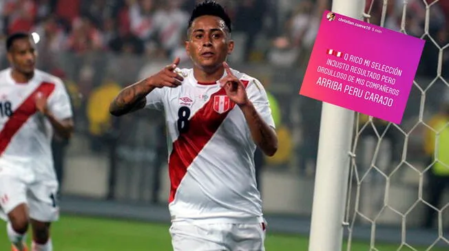 INSTAGRAM │ Selección Peruana: Christian Cueva envió un mensaje de apoyo a sus compañeros después del Perú vs Costa Rica │ FOTO