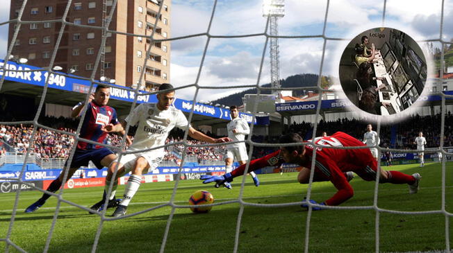 Real Madrid vs Eibar: Los árbitros del VAR habrían festejado el primero del cuadro local [FOTOS]