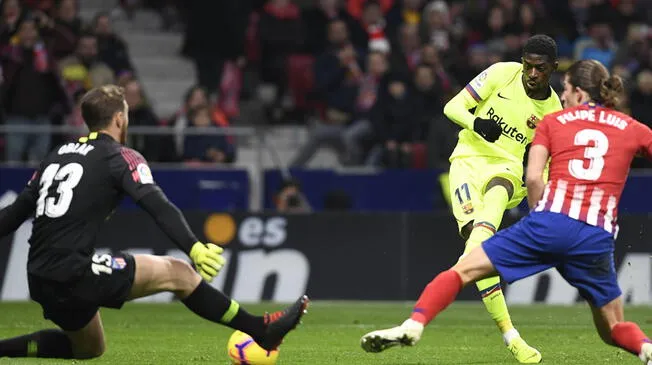 Barcelona vs Atlético de Madrid: golazo de Dembelé para el empate azulgrana Barcelona vs Atlético de Madrid: golazo de Dembelé para el empate azulgrana