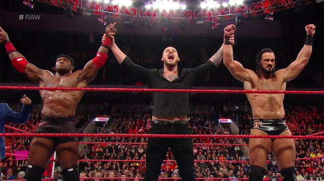 Baron Corbin, Drew McIntyre y Bobby Lashley volvieron a sembra el terror en WWE RAW.