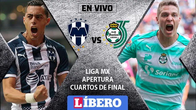 Monterrey vs Santos EN VIVO ONLINE vía Azteca 7 ESPN Univisión por cuartos de final de la Liga MX