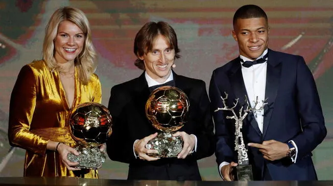 Luka Modric, Ada Hegerberg y Kylian Mbappé los grandes ganadores del Balón de Oro 2018