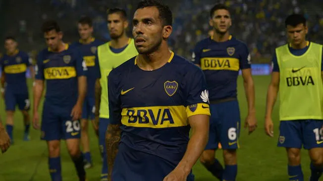 Carlos Tévez solo jugó 10 minutos en la última final de la Copa Libertadores. 