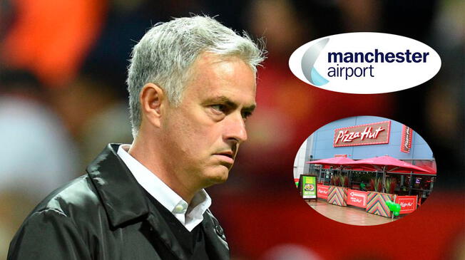 José Mourinho OUT: Aeropuerto de la ciudad y Pizza hut se burlan del ex entrenador de Manchester United │ FOTOS