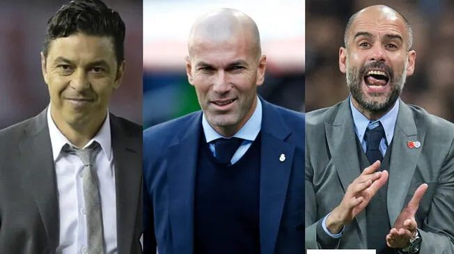 Zinedine Zidane, Marcelo Gallardo y Josep Guardiola encabezan lista de entrenadores invictos en despidos 