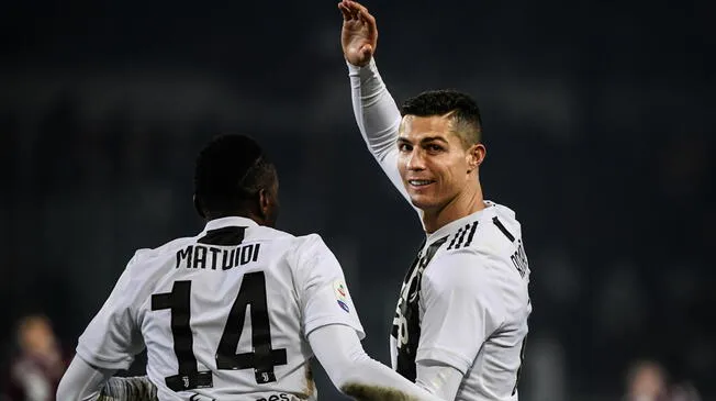 Juventus vs AS Roma: Cristiano Ronaldo sale a la cancha con todo