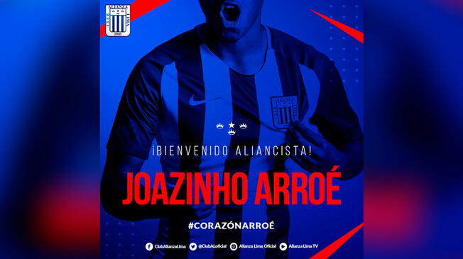 Alianza Lima │ Joazinho Arroé: Nuevo fichaje blanquiazul por dos temporadas en el fútbol peruano │ FOTOS