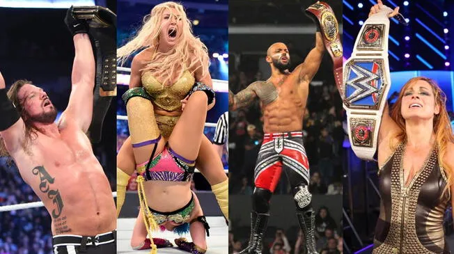 Las mejores peleas del 2018 en la WWE con AJ Styles, Charlotte, Ricochet y Becky Lynch.