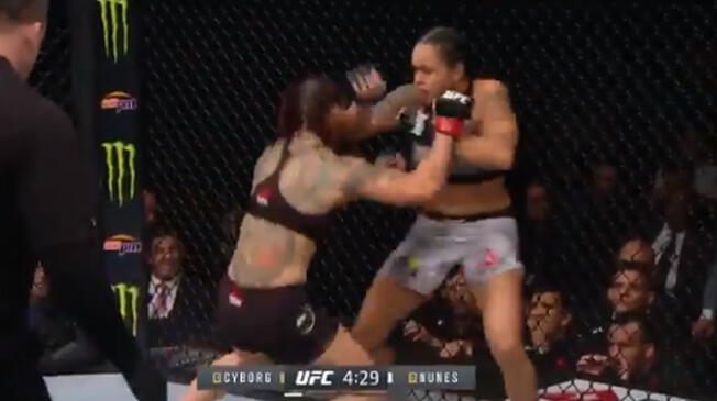 UFC 232: El brutal KO de Amanda Nunes contra Cris Cyborg para lograr el título de peso pluma