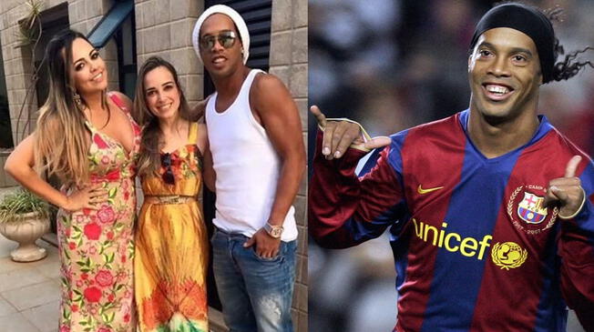 Viral: Ronaldinho retoma su relación sentimental con sus dos novias y pasarán juntos Año Nuevo en la playa