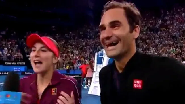 YouTube | El incómodo comentario de Belinda Bencic que sonrojo a Roger Federer y generó las risas de todo el estadio | VIDEO | yt | viral