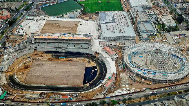 Juegos Panamericanos - Parapanamericanos │ Lima 2019: Estadio Atlético de VIDENA se está asfaltado │ FOTOS