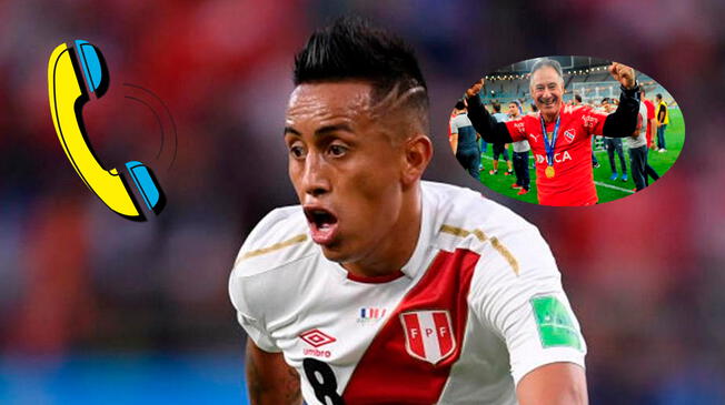 Independiente │ Christian Cueva: Ariel Holan llamó por teléfono al volante de la Selección Peruana para que llegue a Superliga Argentina │ FOTO