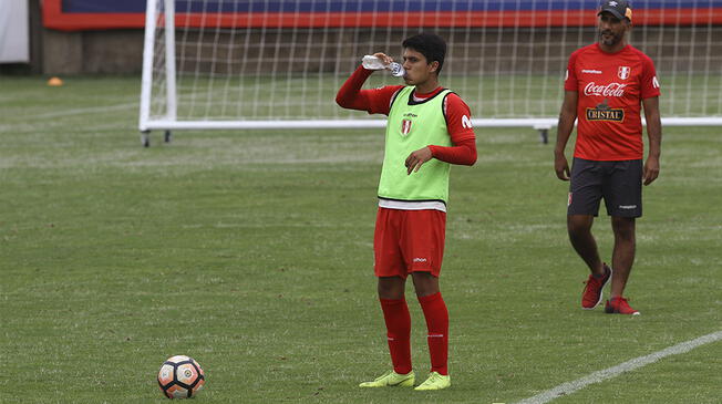 Jairo Concha viajó a Rusia como sparring de la selección peruana. 