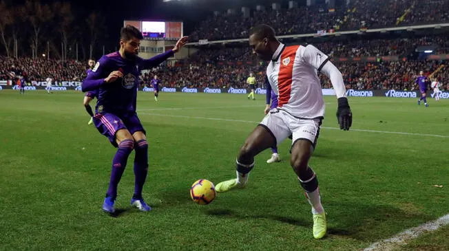 Con asistencia de Luis Advíncula, Rayo Vallecano derrotó 4-2 al Celta de Vigo por la fecha 19 de la Liga Santander [RESUMEN Y GOLES]