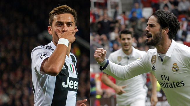 Dybala e Isco, esos son los deseos de Real Madrid y Juventus, respectivamente.