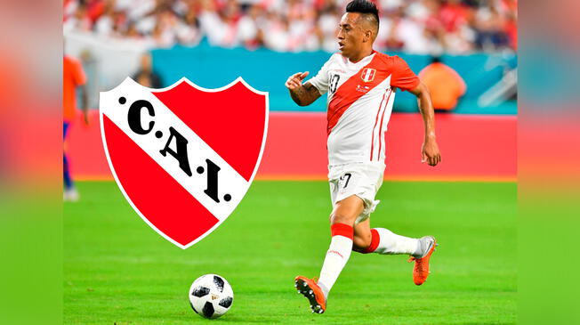 Christian Cueva │ Independiente: Volante de la Selección Peruana jugará en 'El Rojo' de la Superliga Argentina y Copa Sudamericana │ FOTO