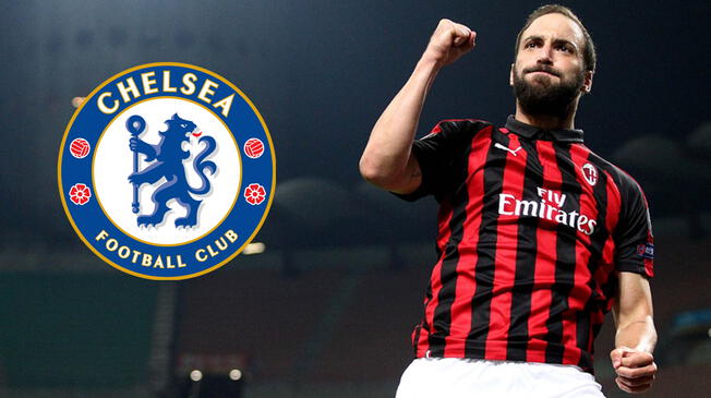 Gonzalo Higuaín será nuevo jugador de Chelsea, según informan desde Inglaterra