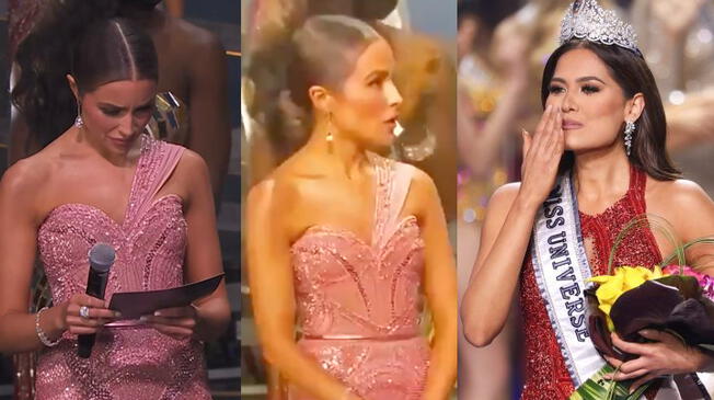 La reacción de Olivia Culpo al conocer a la ganadora es increíble.