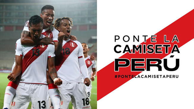 'Ponte la camiseta' es una campaña que se está viralizando en los futbolistas de la selección peruana