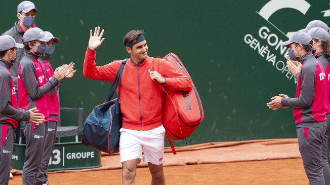 Roger Federer regresó a las canchas para disputar el ATP de Ginebra.
