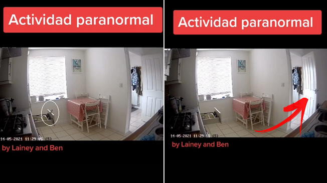 TikTok: Pone una cámara de seguridad en cocina y registra un presunto fantasma TikTok: Pone una cámara de seguridad en cocina y registra un presunto fantasma