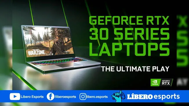 Nvidia transforma las laptop y las dota de potencia con la serie RTX 30