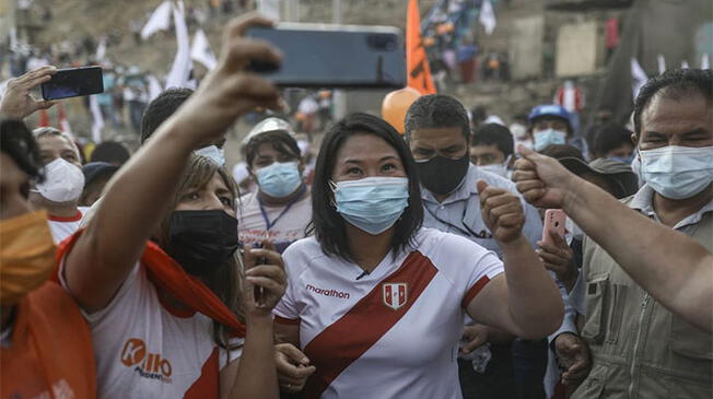 Keiko Fujimori afirma que de entrar al gobierno combatirá la pandemia y la pobreza