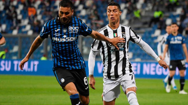 Juventus vs Atalanta por la final de la Copa Italia.