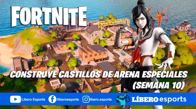 Fortnite: construye castillos de arena especiales - VIDEO