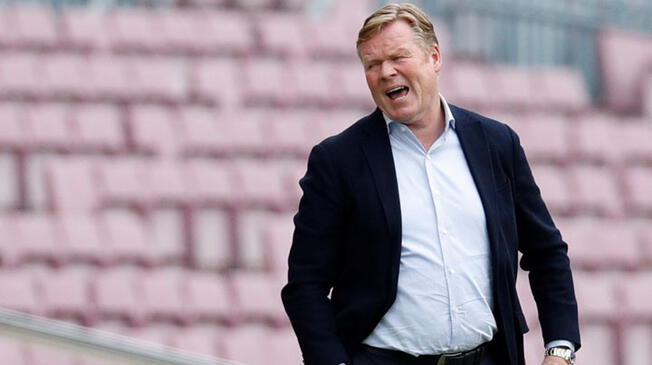 Koeman tiene contrato con el Barcelona hasta junio del 2022.