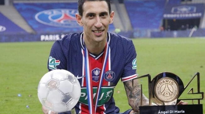 Ángel Di María, galardonado como 'Máximo asistente histórico' del PSG