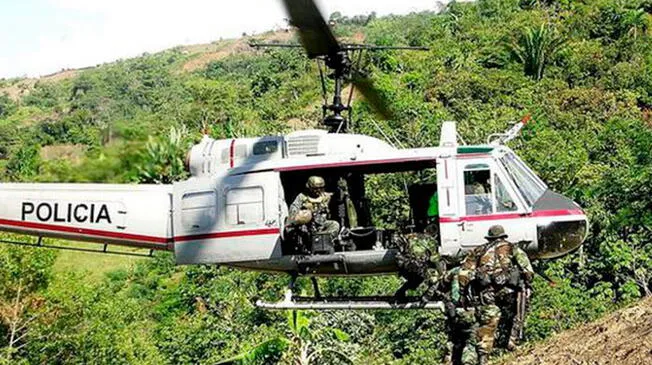 PNP: se halla sin vida a cinco agentes que iban a bordo helicóptero