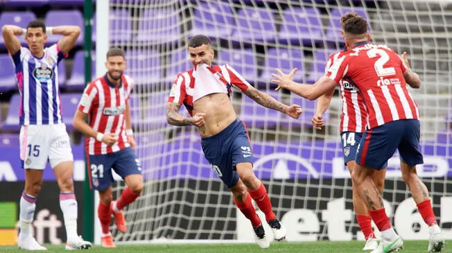 Ángel Correa suma 9 goles con Atlético de Madrid en La Liga.