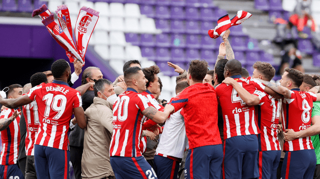 Atlético de Madrid campeón en España