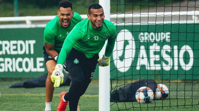 Miguel Trauco entrenó como portero en Saint-Étienne