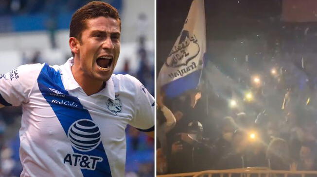 Santiago Ormeño agradeció banderazo de hinchas del Puebla