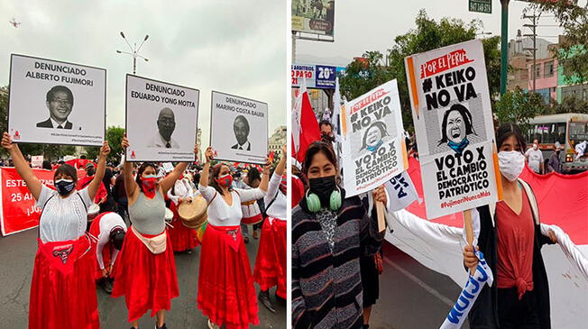 Marcha 'Fujimori nunca más' fue tendencia en todo el Perú y en el mundo