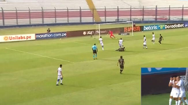 Valera casi anota golazo para Universitario sobre Mannucci