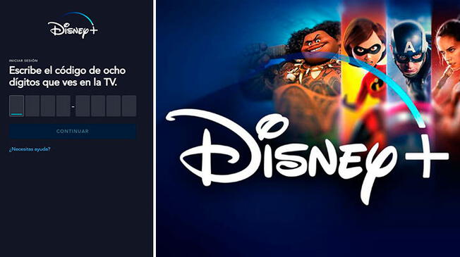 Disney Plus Begin te permite conectar tu cuenta de streaming al televisor.